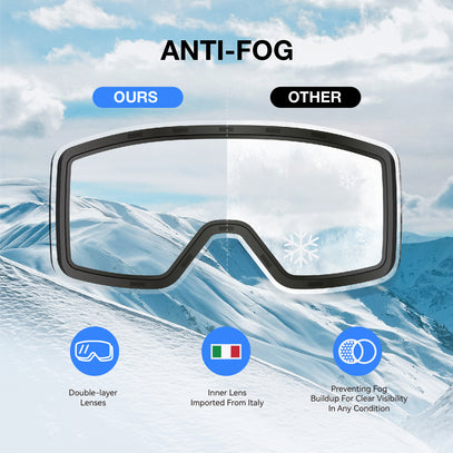 Revoray-N2-ski goggles-Italy Anti-Fog