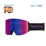 Revoray-M Pro-Ski Goggles-XPatina-Tech Pro High-contrast-Purple Red-1