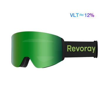 Revoray-M Pro-ski goggles-Green-1