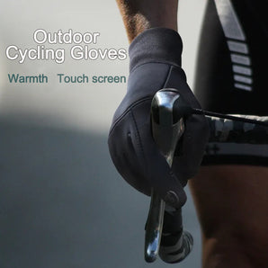 Full Finger Cycling Gloves, Anti-Slip Shock-Absorbing Outdoor
