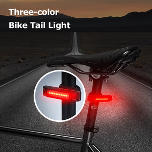 Bright LED Tail Bike Light, 6 Flash Modes
