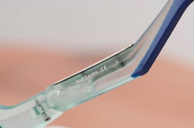 Demonstration of Revoray Apo Series sports sunglasses featuring 3-stage adjustable temple tips for a custom ergonomic fit