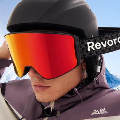 Revoray-M1-ski goggles-red-4
