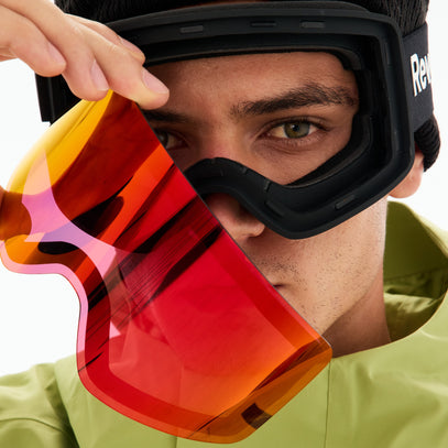 Revoray-M Pro-ski goggles-Red-1